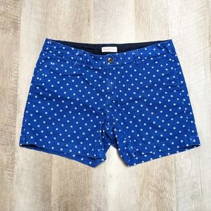 Merona Royal Blue with White Polka Dots Shorts